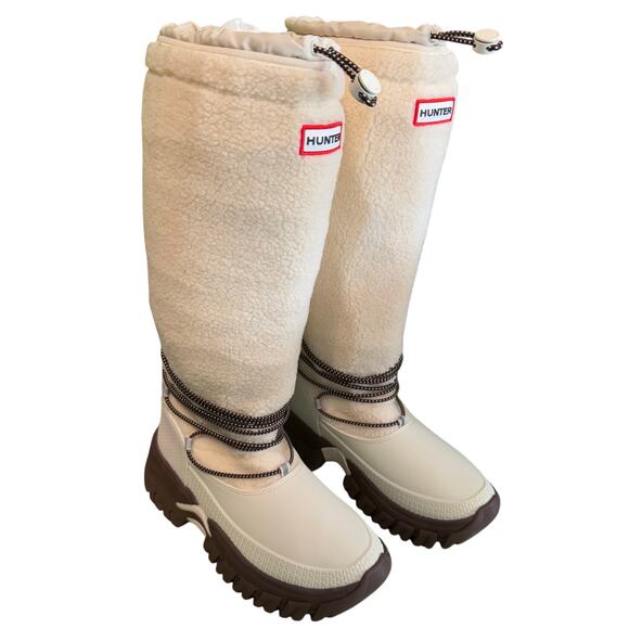 Hunter Wanderer Fleece Waterproof Tall Boot - size 6 - R1 - Picture 2 of 11